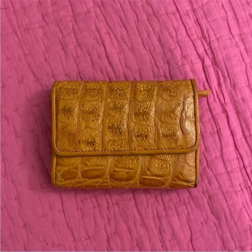 Byron New York genuine crocodile skin wallet